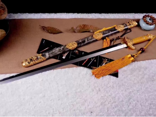 羽毛锻烧刃职官佩剑