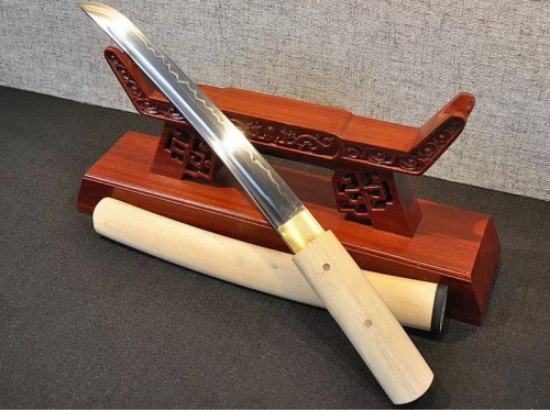 原木T10烧刃肋差