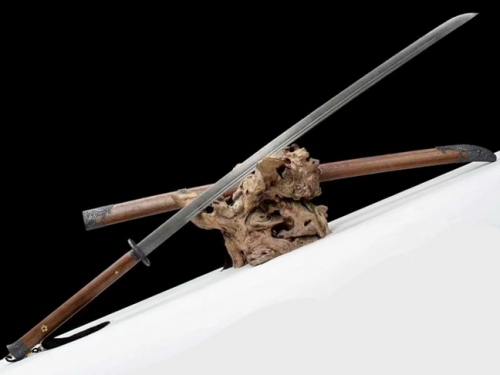 花纹钢经典苗刀