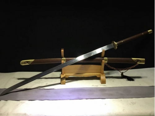 纯铜花纹钢苗刀