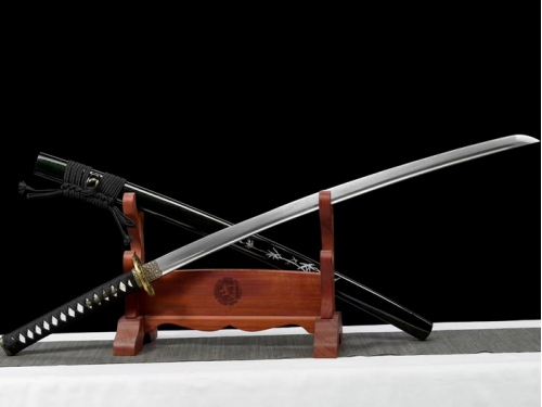 花纹钢秀竹武士刀